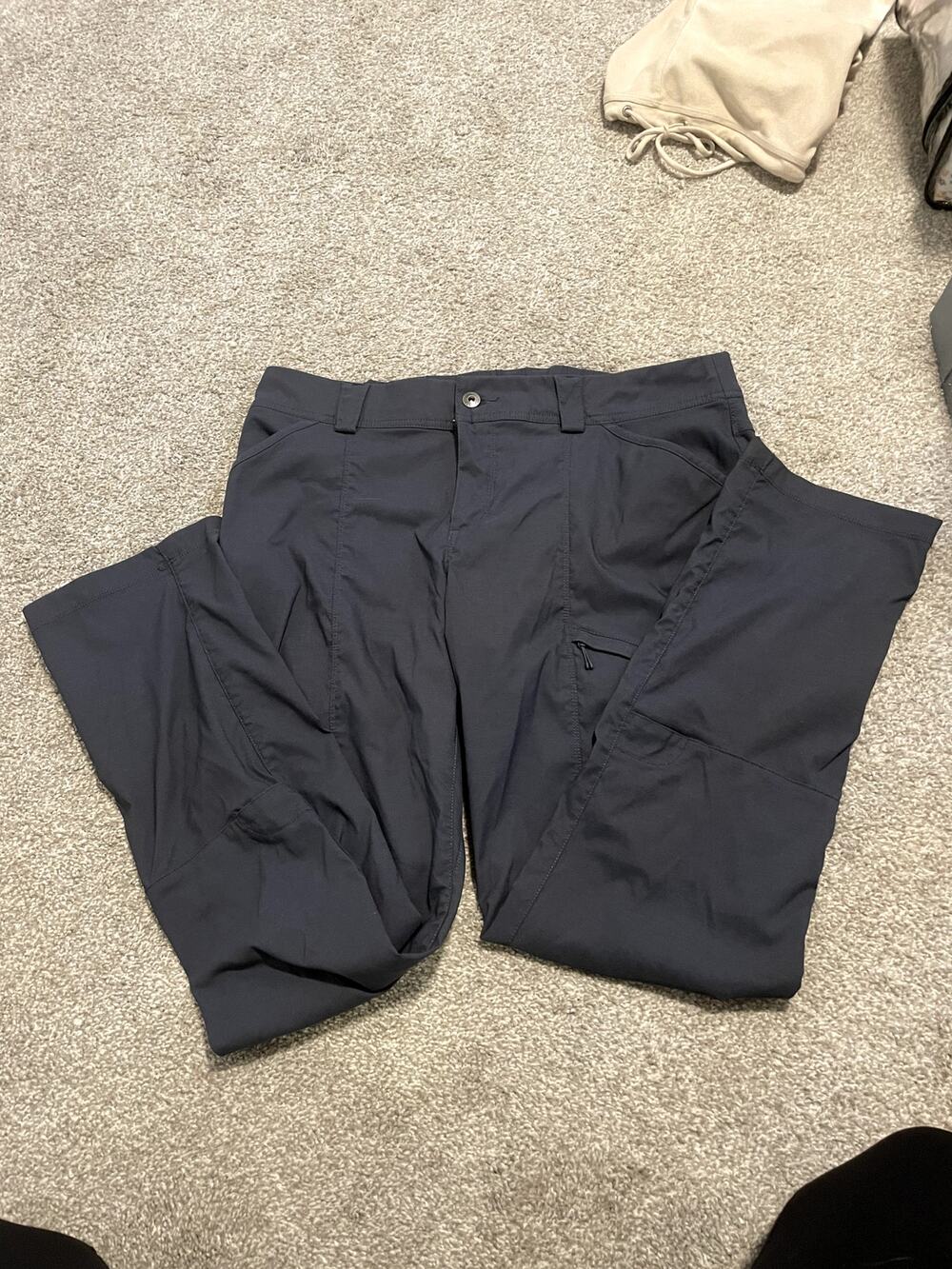 Mens Grey Duluth Trading Co Straight Leg Outdoor Pant Size 14x 31